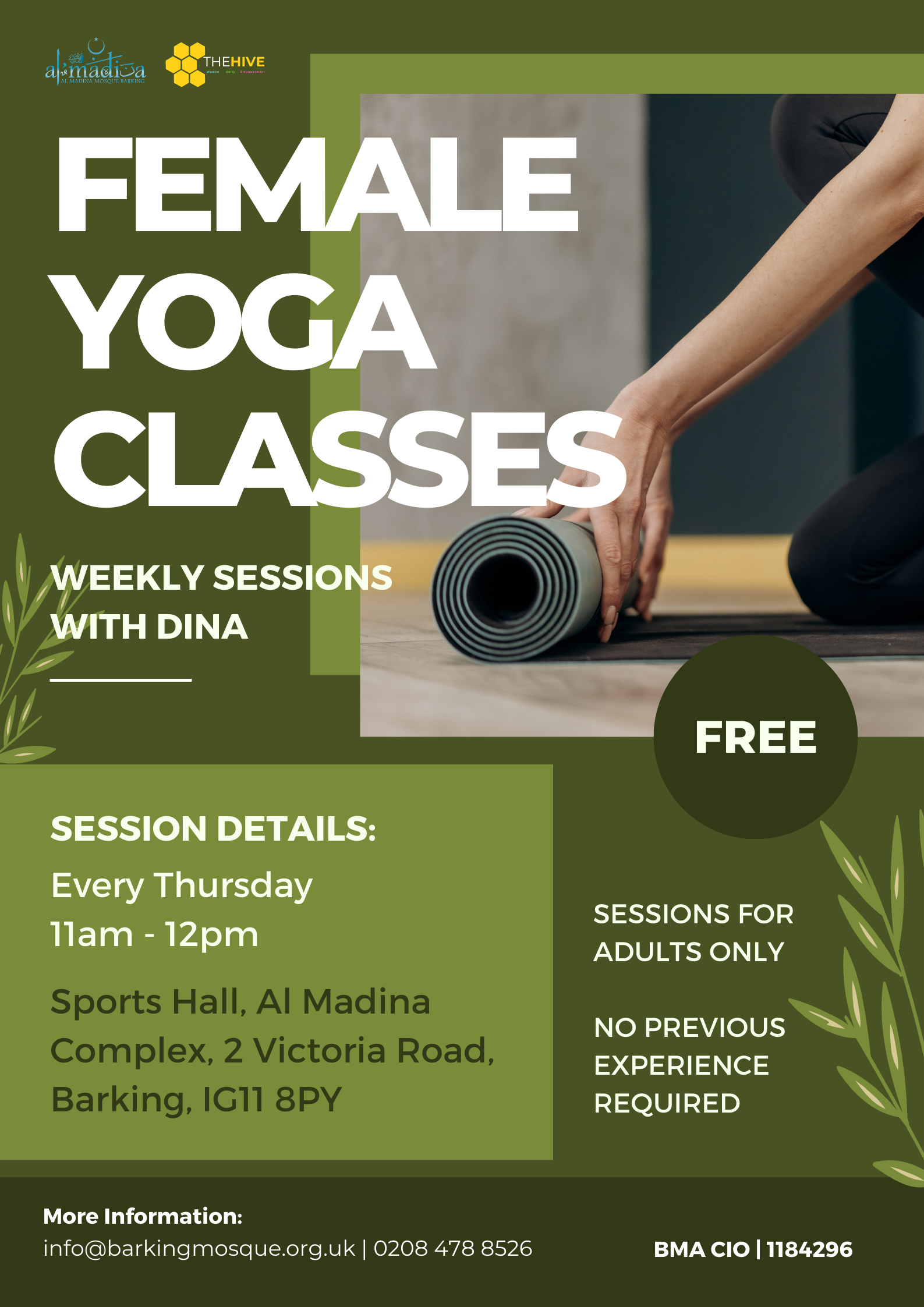 Female Yoga Al Madina Mosque